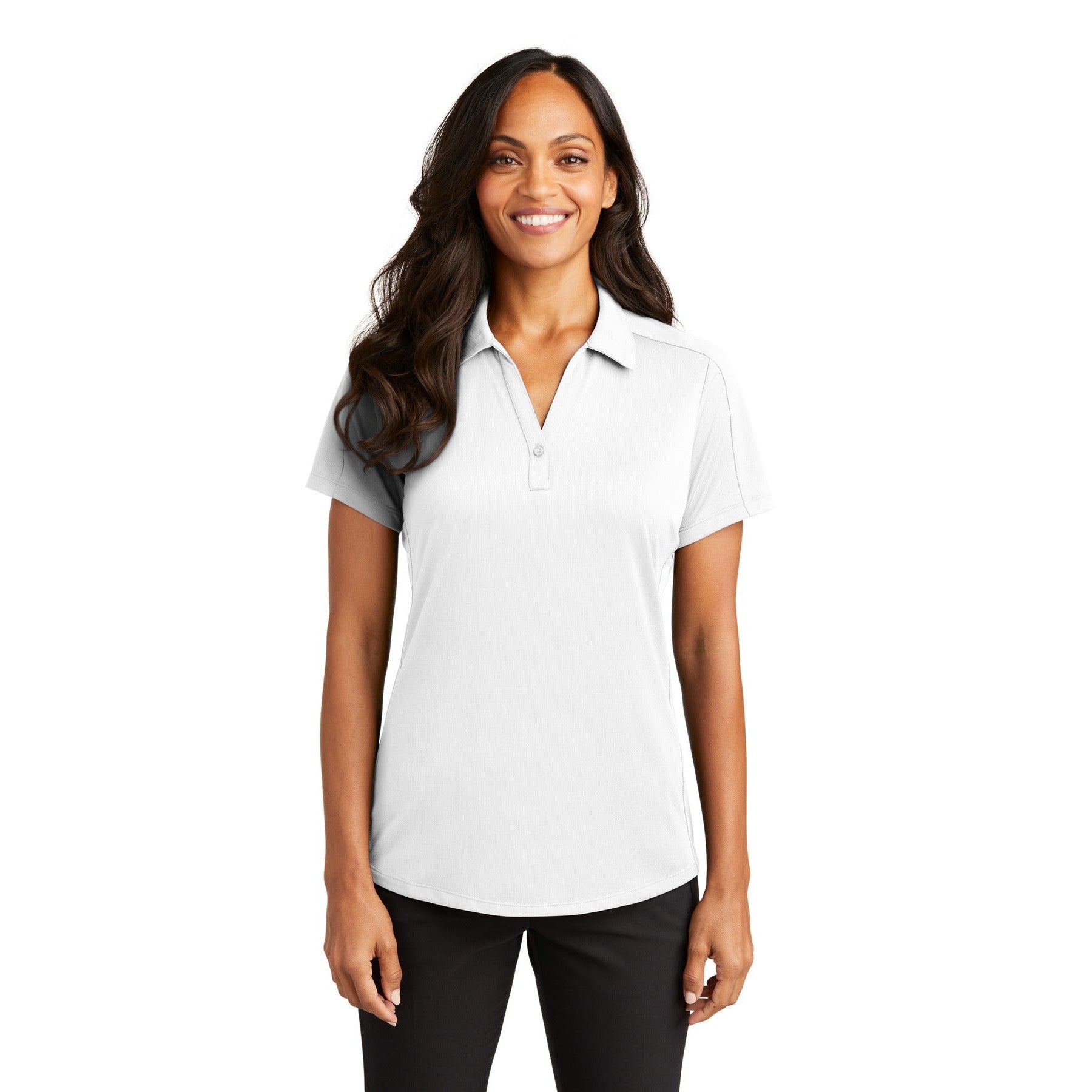 Port Authority-Port Authority® Women's Diamond Jacquard Polo. L569-MedTech-7